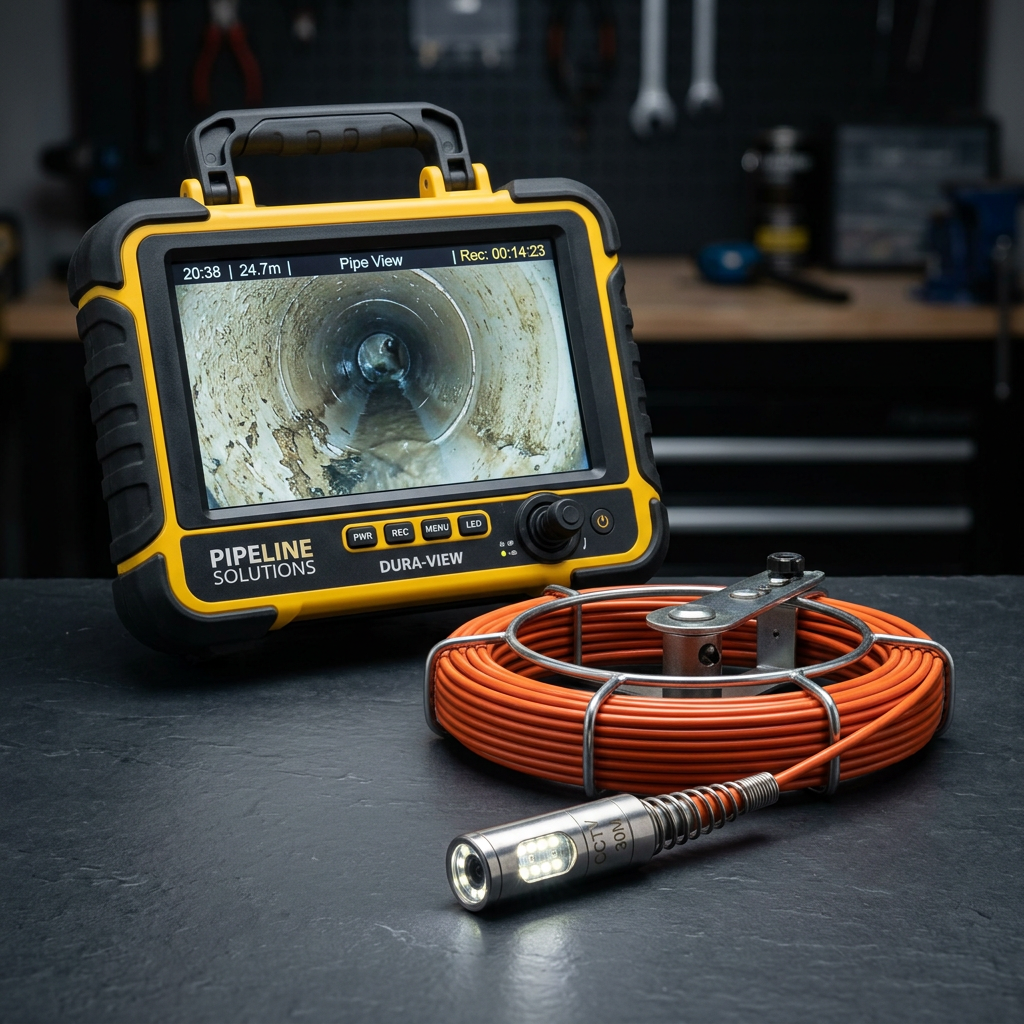 Camera apparatuur voor professionele rioolinspectie Spoedontstopper