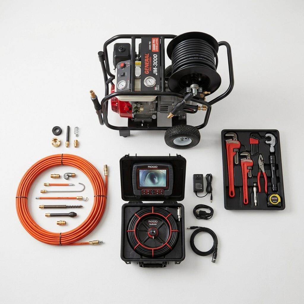 Hydraulische ontstoppingsdiensten - professionele apparatuur Spoedontstopper