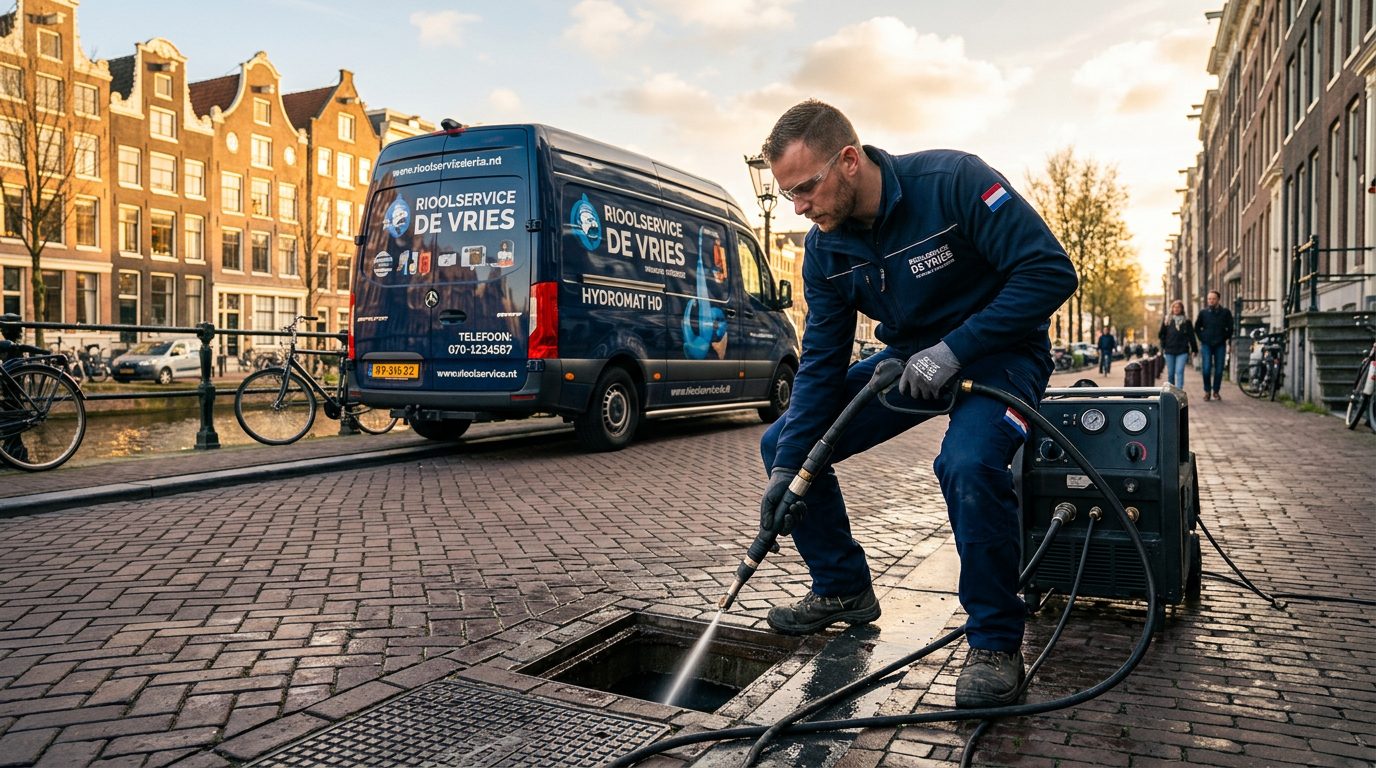 Spoedontstopper - professionele hogedrukreiniging voor verstopte afvoer en riool