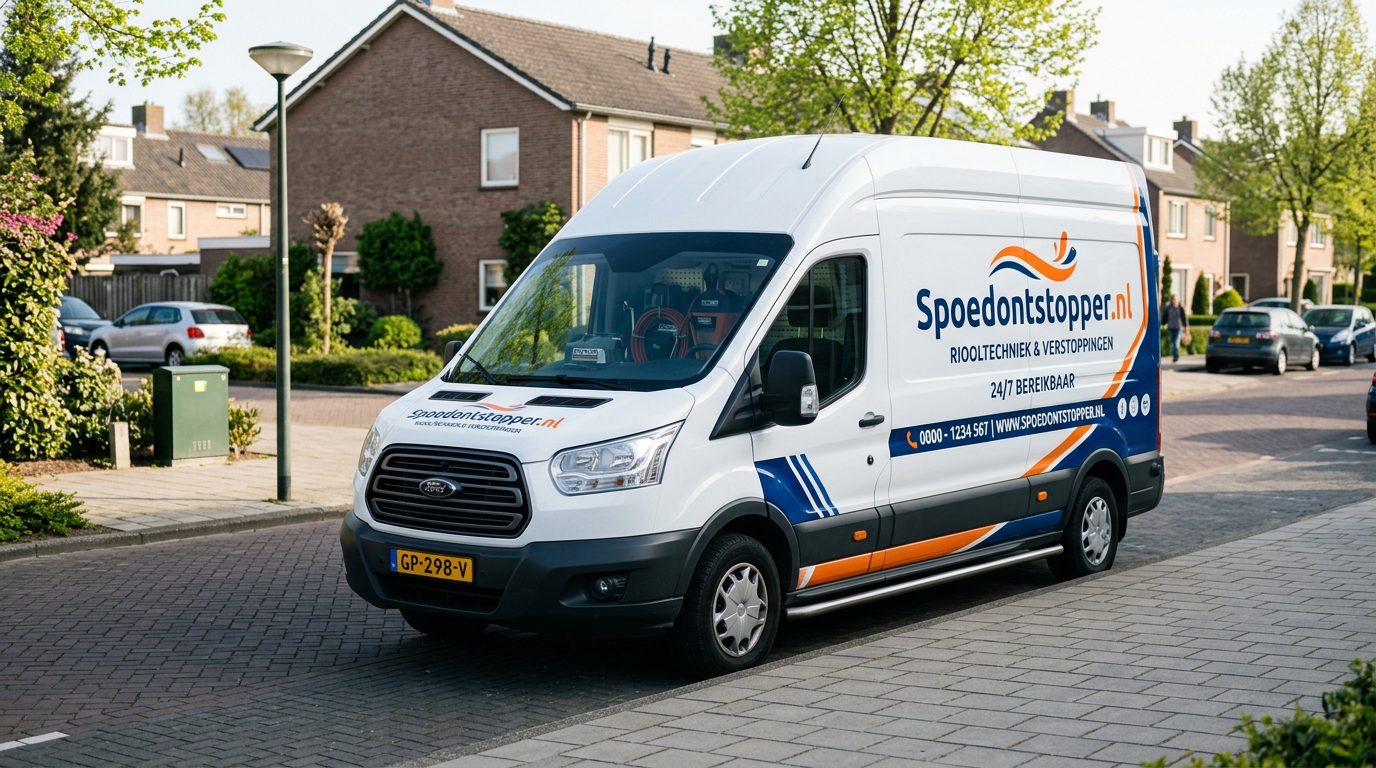 Spoedontstopper servicewagen - spoed rijdende dienst voor afvoer ontstopping