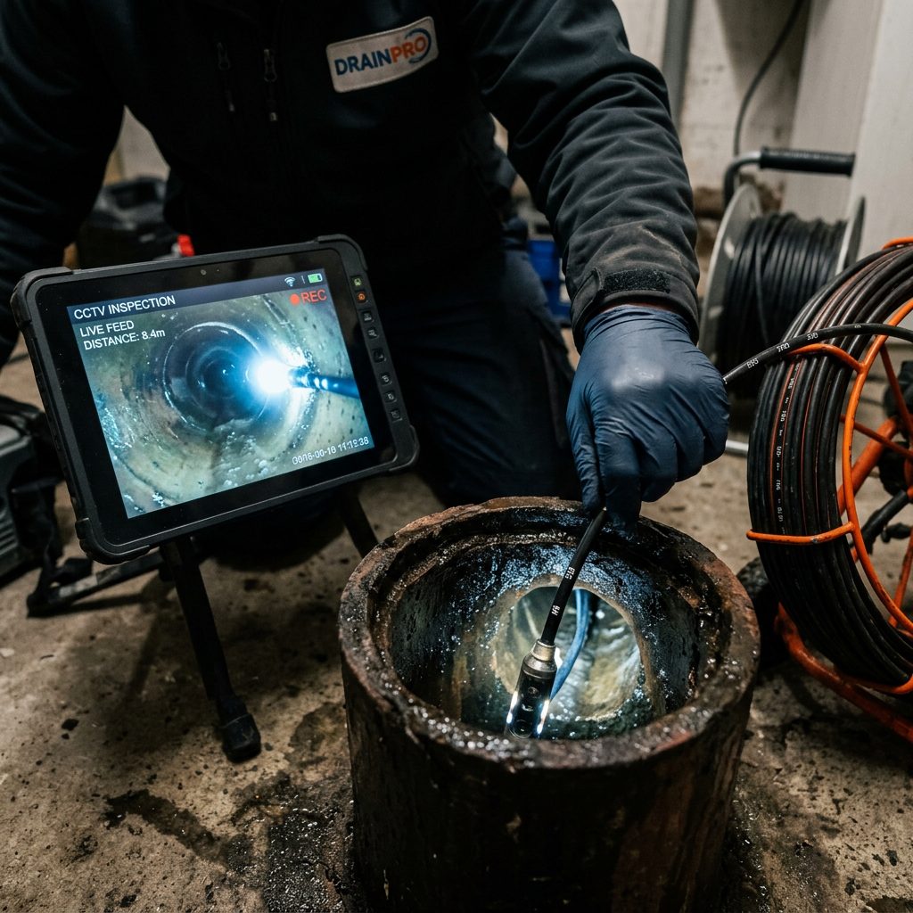 Rioolinspectie met camera - Spoedontstopper professionele diagnose